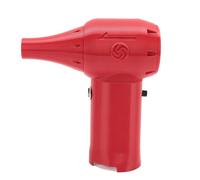 Luqeeg Dépoussiéreur à Air comprimé, Dépoussiéreur D'air électrique Super Puissant 300 000 Tr/min, Accessoires de Voiture à Moteur sans Balais pour Clavier D'ordinateur Maison (rouge)