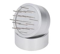 Luqeeg Distributeur d'aiguilles à café, Agitateur à café Manuel, Outil à en Acier Inoxydable avec Base, Idéal pour une Dispersion Uniforme et un Bourrage Constant (51MM)