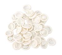 Luqeeg Doigtiers en Latex, Protège-doigts Jetables épais Antidérapants pour éviter les Rayures pour Extensions de Cils de Salon de Manucure, Blanc, 500 Pièces