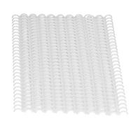 Luqeeg Dos de Reliure en Plastique à 30 Trous de 12 Mm, Dos en Fil Découpable, de Verrouillage à Colonne Fermée pour Papier, Idéal pour l'école, le Bureau et l'organisation du Papier de Test Mémo