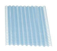 Luqeeg Dos de Reliure en Plastique à 30 Trous de 12 Mm, Dos en Fil Découpable, de Verrouillage à Colonne Fermée pour Papier, Idéal pour l'école, le Bureau et l'organisation du Papier de Test Mémo