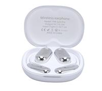 Luqeeg Écouteurs de Traduction de la Langue AI, écouteurs de Traducteur de Langue Ouverte en Temps Réel, Dispositif de Traduction avec écran Tactile, pour Voyager, Affaires, Apprentissage (Silver)