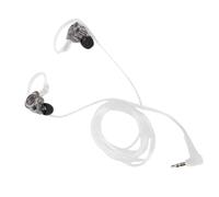 Luqeeg écouteurs Filaires Hybrides Doubles 1ba + 1dd, Mélange équilibré écouteurs Gaming Basses Profondes et Basses Puissantes Design Ergonomique pour Tablettes, Téléphones, Pc