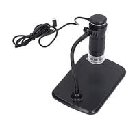 Luqeeg Endoscope Numérique Portatif USB à Zoom 50-1000X, Microscope à Fort Grossissement, 8 Lumières LED Réglables avec Support Flexible, Idéal pour Téléphone Portable, Extérieur et Biologie