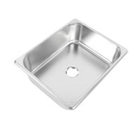 Luqeeg Évier de Bar en Acier Inoxydable, évier de Cuisine à Bol Simple avec Prise d'égout de 1,57 Pouce, Installation Intégrée, 12,6x10.24x3,94 Pouce, Idéal pour Le VR, Camion, Yacht, Bateau, Cuisine