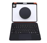 Luqeeg Funda Teclado Compatible Con 11/10 Pro 1-4 & 7-4, 11 Gen A16 11" 2025 Carcasa Desmontable Con Touchpad 4" y Retroiluminación 7 Colores Para Estudiar Trabajar