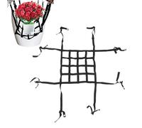Luqeeg Grand Support de Jardinière en Macramé, Hauteur Réglable, Support de Pot de Fleurs Décoratif Moderne et Ventilé pour Pots de Fleurs Hauts et Grands Contenants