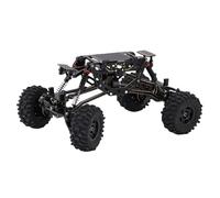 Luqeeg Kit De Châssis Assemblé pour Voiture RC, Kit D'assemblage Modulaire avec Essieux, Pare Chocs et Boîte de Vitesses pour Modèle de Camion Crawler Axial 1/24 AX24 4WS XC