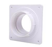 Luqeeg Kit de Connecteur d'aération de Sèche-linge, Mécanisme de Verrouillage par Torsion, Tuyau d'aération de Sèche-linge à Connexion Rapide, Kit de Connecteur de Plaque Murale de 7 X 7 Pouces avec
