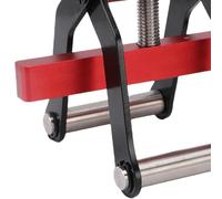 Luqeeg Lot de 2 Pinces à 4 Voies pour Panneaux de Menuiserie, Pinces à Hauteur Réglable, Dispositif de Pression en Métal Durable avec Force à 4 Côtés, Idéal pour la Fabrication de Meubles d'armoire