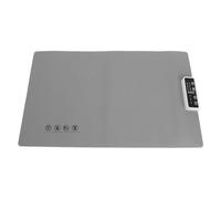 Luqeeg Mat de Réchauffement de la Nourriture, Plateau de Réchauffement électrique en Silicone, Coussin Alimentaire de Chauffage Pliable avec 5 Niveaux de Température pour les (GRAY)