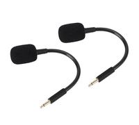 Luqeeg Microphone de Remplacement pour Casque de Jeu USB Filaire V3, 2 Micros à Perche pour Casque de Jeu avec Suppression du Bruit, Prise 3,5 Mm, Compatible avec USB Filaire V3