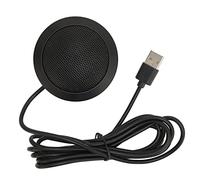 Luqeeg Microphone de Réunion avec Haut-Parleur de Conférence, Prise Omnidirectionnelle à 360°, Haut-Parleur USB Plug and Play, Idéal pour Les Réunions en Ligne et Le Chat Vidéo