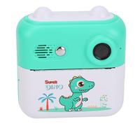 Luqeeg Mini Appareil Photo Instantané, 2.4 Pouces 24 MP 1080p Vidéo USB Impression Thermique avec Musique Jeux et 1 Rouleau de Papier Thermique Intégré pour Les Festivals
