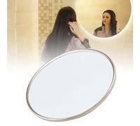 Luqeeg Miroir Grossissant 30X, Miroir Grossissant côté Signal de 6 Pouces avec 3 Ventouses de Montage, Miroir Grossissant de Voyage, Miroir Grossissant de Maquillage, au Maquillage (Gold)