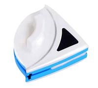 Luqeeg Nettoyant pour Vitres Magnétique, Essuie-glace en Plastique Simple Face, Tampon Super Absorbant et Essuie-glace en Silicone, Idéal pour les Portes Coulissantes, les Fenêtres, les écrans de