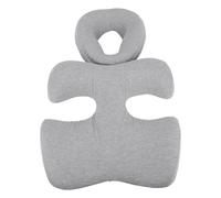 Luqeeg Oreiller Face vers le Bas avec Soutien de la Poitrine, Oreiller pour le Visage pour Dormir sur le Ventre, Massage en Mousse à Mémoire de Forme Housse Amovible et Lavable (Gris clair)