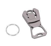 Luqeeg Ouvre-bouteille, Ouvre-boîte Manuel Plat, Compact et Léger, bocal en Alliage de Ti avec Porte-clés, Idéal pour les Serveurs, Serveurs, Barmans, Maison, Salon et Bar Restaurant