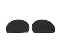 Luqeeg Petite étagère Flottante en Acrylique pour Rangement Mural, Paquet de 2 étagères de Rangement Murales Noires, Petite étagère Murale avec Vis de Montage, Idéale pour Caméra de sécurité, Plantes,