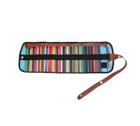 Luqeeg Portable 50 Couleurs Artiste Dessin Crayons, Crayons de Couleur Soluble dans L'eau Ensemble avec des Caractéristiques Pigmentation Brillante pour Esquisser la Coloration