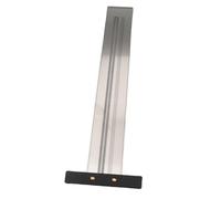 Luqeeg Règle en T, Règle de Traçage en Acier Inoxydable, de Mesure des Trous de Marquage Fin pour le Travail du Bois, Idéale pour les Charpentiers, les Designers et les Architectes (30,5 cm / 12