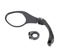 Luqeeg Rétroviseur de Vélo, Rétroviseurs Latéraux Universels pour Guidon de Moto Rétroviseur de Bicyclette avec Rotation de 360°. Rétroviseurs Latéraux pour Vélos de Route Scooters(Gauche HF-MR081L)