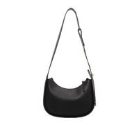 Luqeeg Sac à Main pour Femmes, Sac à Bandoulière à la Gamme de Dames la Mode Vintage, Excellent Matériel en Argent pour Faire du Shopping de Trajet en Commerce des Affaires Vie (BLACK)