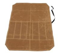 Luqeeg Sac à Outils de Chef, Sac à Outils de Chef, Pochette à de avec Toile Résistante à l'eau, Design Spacieux et organisé pour Ustensiles de Cuisine, Camping, Voyage, Barbecue (Kaki)