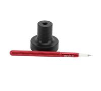 Luqeeg Stylo Huileur de Montre Automatique, Outil de Lubrification de Montre Professionnel, Huileur de Réparation avec Base, Idéal pour Les Horlogers et Les Amateurs (Rouge)
