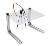 Luqeeg Support de Cadre BDM à LED Argenté, Kit Complet Facile à Installer, Comprenant un Outil de Programmation Multifonction pour ECU avec 4 Broches de Test pour Véhicules