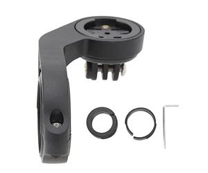 Luqeeg Support d'ordinateur de Vélo, Support de Guidon de Vélo, de GPS avec Fibre de Nylon, clé Hexagonale de 2,5 Mm et 2 Manchons, Idéal pour Guidon de 25,4 Mm, 31,8, 35 (#)