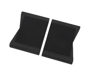 Luqeeg Système d'Ancrage de Pédale de Tambour 2 Pièces, Bloc Antidérapant avec Fermeture à Boucle à Crochet en Nylon, Ancrage en Mousse EVA Souple pour Pédales électroniques Hi Hat Double Kick