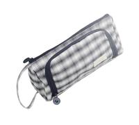 Luqeeg Trousse en Toile, Résistante à l'abrasion, Grande Capacité, Double épaisseur, Organiseur de Stylos, Porte Stylos, Fournitures Scolaires, Organiseur,pour Les Bibliothèques (B)