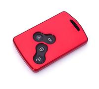 LUQIQI ABS 4 Boutons Carte de voiture Couvercle Coque Capturer pour Renault Duster Captur Clio Logan Megane 1 2 3 Koleos Card Scenic Card Auto Fit pour accessoires de voiture ( Color Name : A-red )