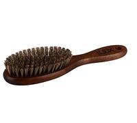 LUQX Brosse à cheveux spéciale avec poils de sanglier super doux - Brosse à démêler les cheveux ultra fins et les cheveux fins