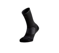 Lurbel Desafio Five Compression Chaussettes de Compression Chaussettes de trail Running Chaussettes Sans Couture Chaussette Anti-ampoules Chaussettes Hautes Unisexe, Noir , L