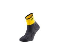 Lurbel Desafio Four Short Socks Jaune,Gris EU 39-41 Homme,Femme