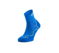 Lurbel Distance Three Chaussettes de running basses unisexes sans couture, respirantes, anti-odeurs et anti-ampoules, avec amortissement pour la course, Bleu roi, M