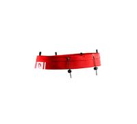 LURBEL Loop One, ceinture porte-bagages, ceinture de trail, ceinture porte-objets, ajustement optimal, unisexe., rouge/noir, 2, Moderne