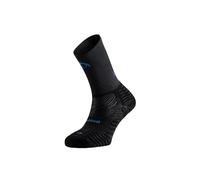Lurbel Road Pro, Chaussettes de course, chaussettes compressives, chaussettes de course, chaussette longue distance, chaussette anti-cloques. unisexe, Noir/bleu, XL