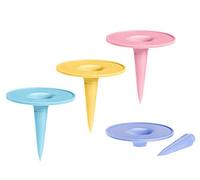 Lurch 10360 Lot de 4 dalles de pique-nique en plastique pour boissons et collations