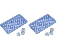 Lurch 10435 Bac à Glaçons Forme de Boule Bleu Glace 20 mm (Lot de 2)