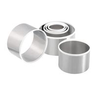 Lurch 10560 Lot de 6 emporte-pièces en acier inoxydable pour emporte-pièces, drapage et portions