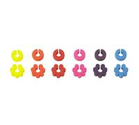 Lurch 210220 FancyBague Marque-Verres Silicone Set de 12 Pièces