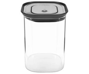 Lurch 240841 Boîte de conservation en verre borosilicate et couvercle en plastique avec fermeture hermétique et soupape de dépression 1100 ml