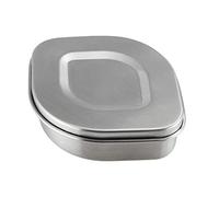 Lurch 240936 Lunch Box Boîte à goûter 10,5 cm x 5,2 cm en acier inoxydable, Or Rose.