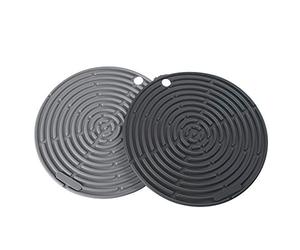 Lurch 70264 Lot de 2 dessous de plat et maniques en silicone