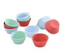Lurch Moule à muffins 83013 Flexi silicone noir 12 pièces 23 x 12 x 2 cm