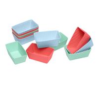 LURCH 83014 12 LURCH Moule à gâteaux Mini silicone, 12 pièces 83014 8,2 x 4,4 cm