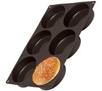 Lurch 85081 Flexiform Moule pour Burger Bun Silicone Marron 20 x 15 x 10 cm